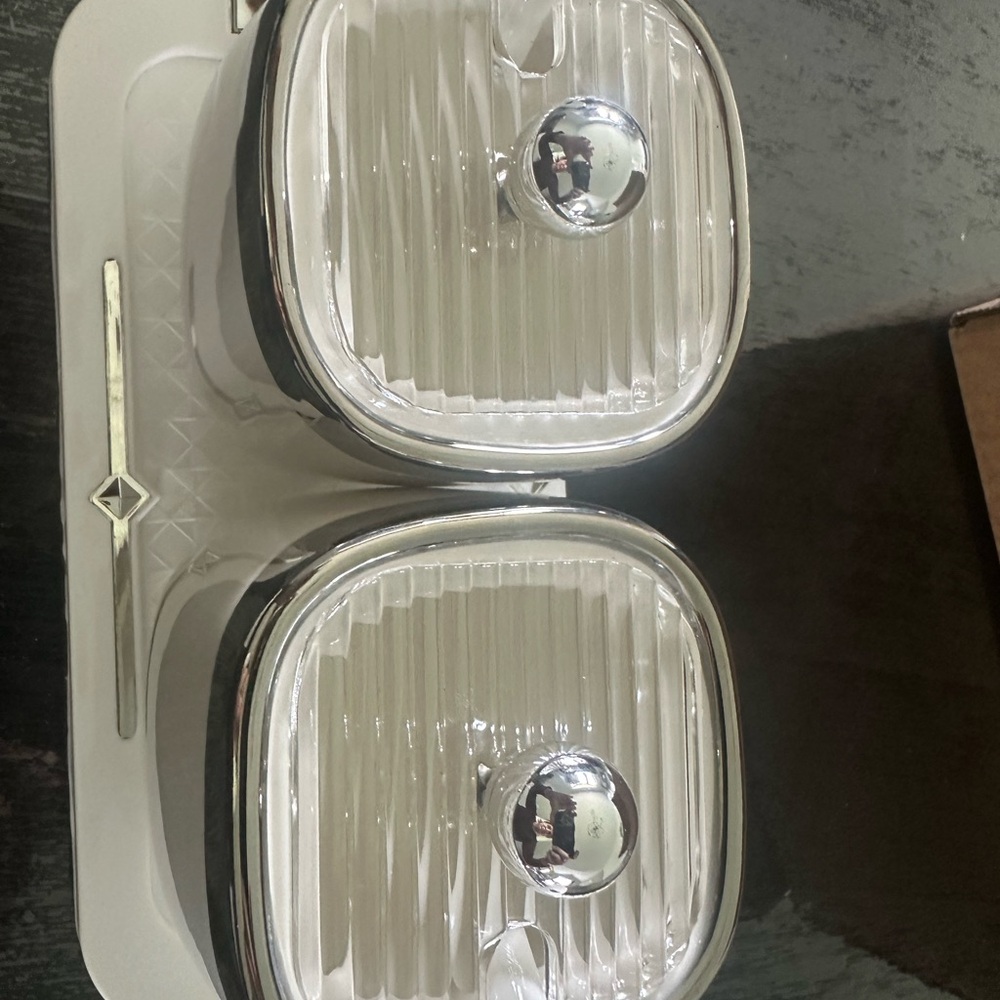 White Ceramic Double Condiment Jars with Spoons - Picture 4 of 10